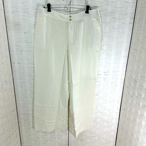 Liz Claiborne Linen Blend Wide Leg Pants